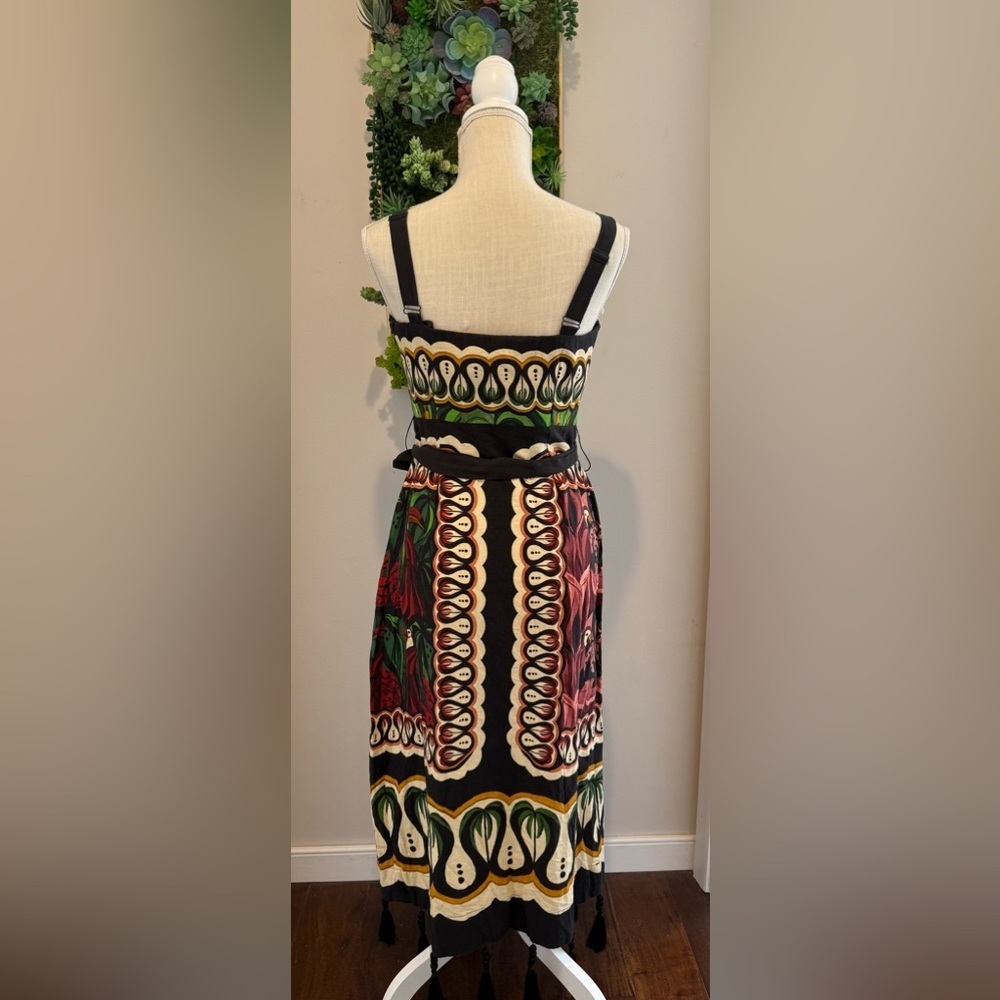 NWT Farm Rio Coconut Tree Flow midi dress - Picture 4 of 5